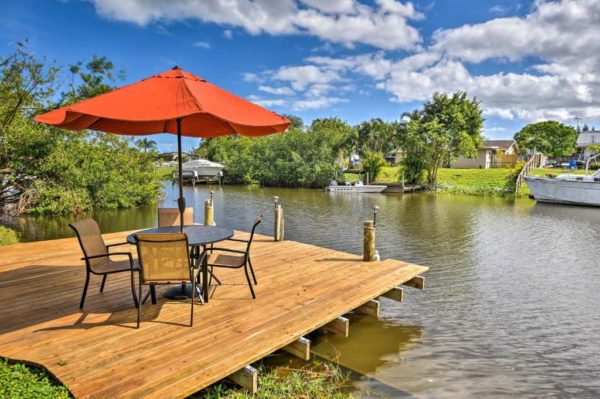 Waterfront Port St. Lucie House with Screened Porch!
