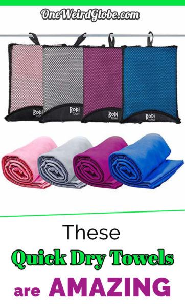 Swimming Minaret Microfiber Quick Dry Beach Towel 2 in 1 Pack Compact Yoga Backpacking Fast Drying Gym Sports Perfect Travel Towel for Camping Ultra Light Absorbent | 