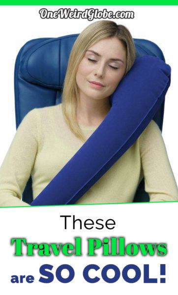 weird travel pillow
