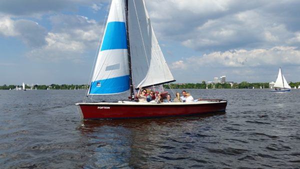 Sail on Alster Lake