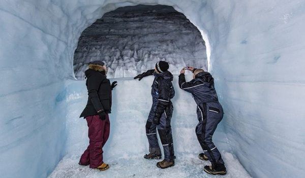 Explore Inside a Glacier