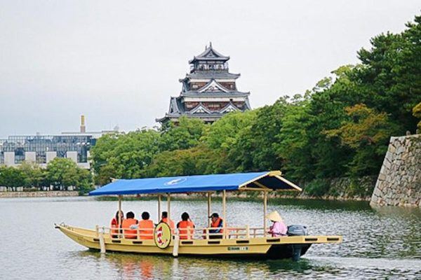 Boat Tour Around Hiroshima Castle