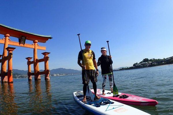 SUP Tour of the Great Torii Gate at Itsukushima Shrine