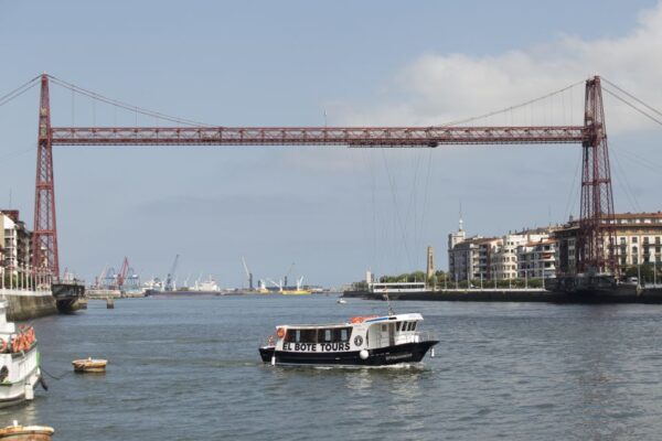 Take a boat tour on the Nervión River