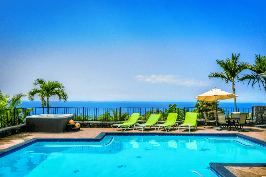 Luxury stunning ocean view private pool/spa/AC