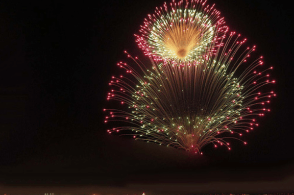 Be amazed by festive fireworks