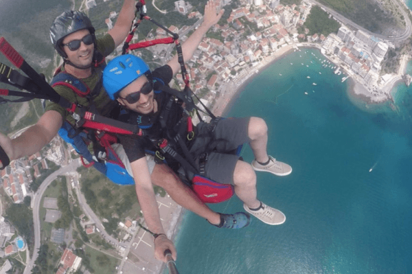 Try out paragliding